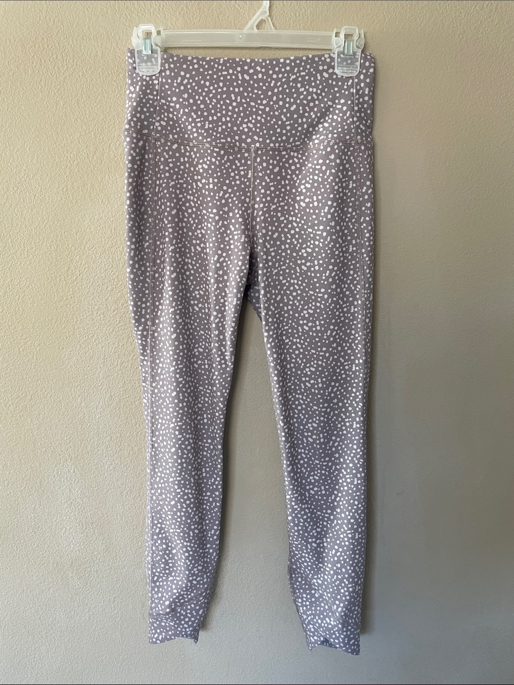 RBX Tan & White High-Rise Leggings